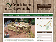 Tablet Screenshot of crookhamsawmills.com